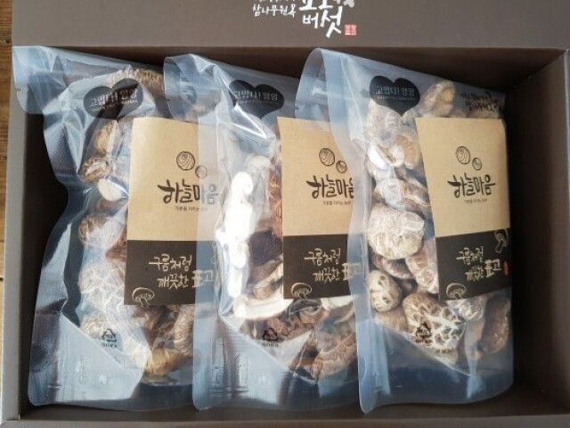 하늘마음,(SSG)[하늘마음] 유기농 건표고(세트)